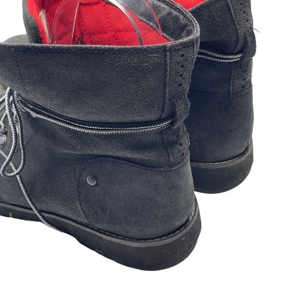 The North Face Women's Combat Winter Boots Lace Up Suede Black Size 6.5 - Picture 14 of 16